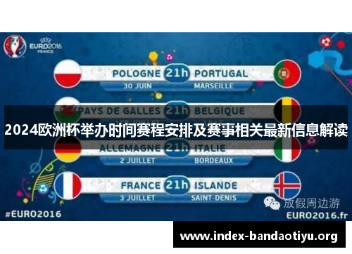 2024欧洲杯举办时间赛程安排及赛事相关最新信息解读